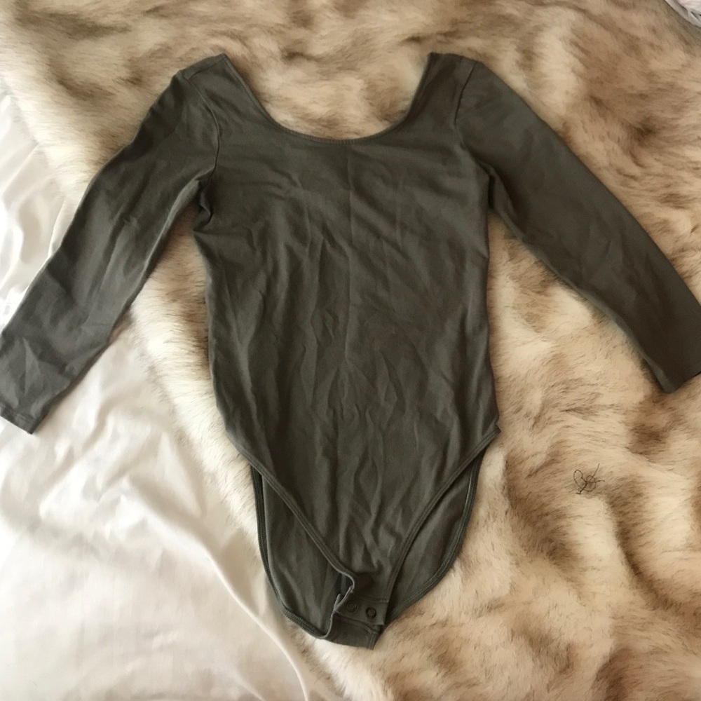 Army green body suit